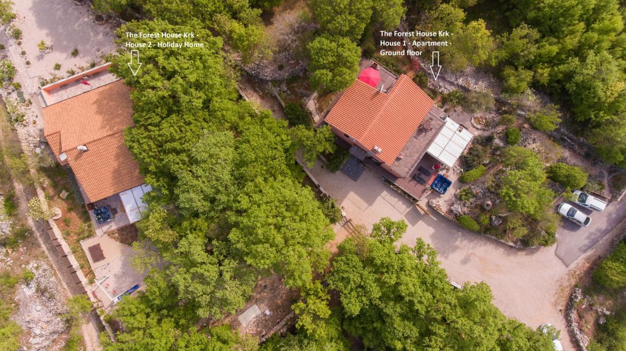 The Forest House Krk 1 Kras Ngoại thất bức ảnh